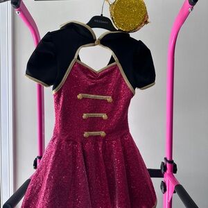 Weissman Red and Gold Sequin Kids Costume